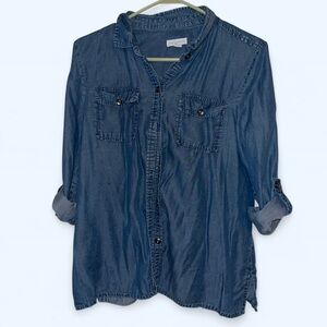Charter Club Blue Button Down Shirt